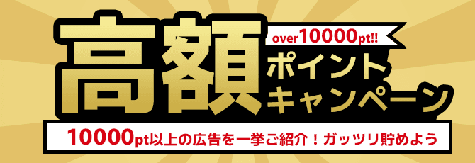 高額ポイントキャンペーン