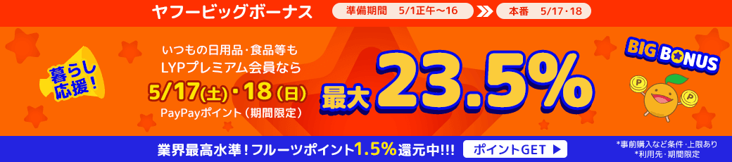 ヤフービッグボーナス